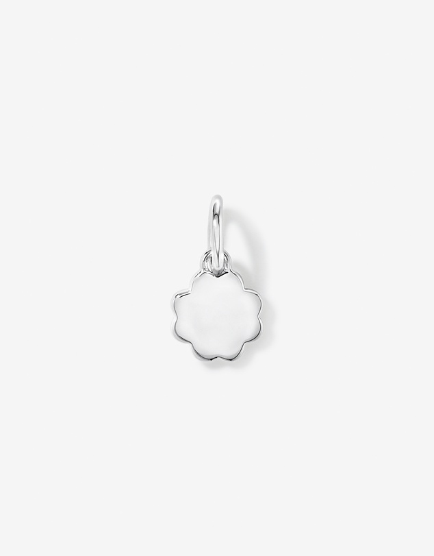 Michael Hill - Green Clover Pendant with Diamond in Sterling Silver