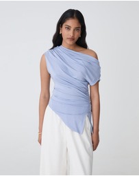 Forcast - Keeley Bamboo Split Hem Top