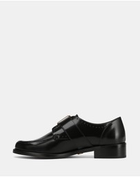 Wittner - Fredi Leather Monk Strap Loafers