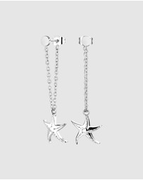 Rosefield - Seastar Silver Thread Earrings