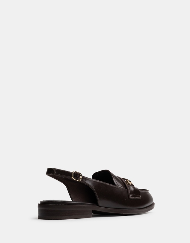 Wittner - Alexia Leather Slingback Loafers