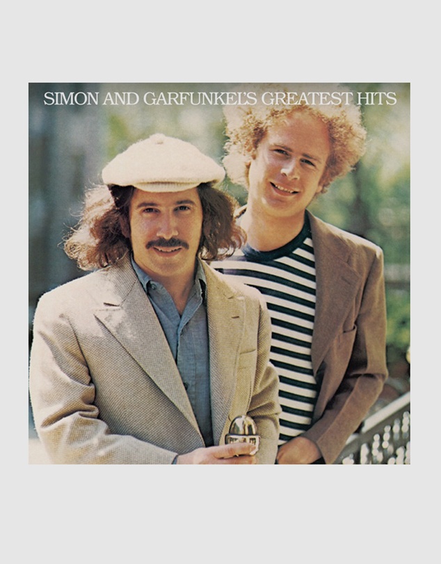 Sony Music - Simon & Garfunkel Greatest Hits Vinyl Album & Crosley Record Storage Display Stand