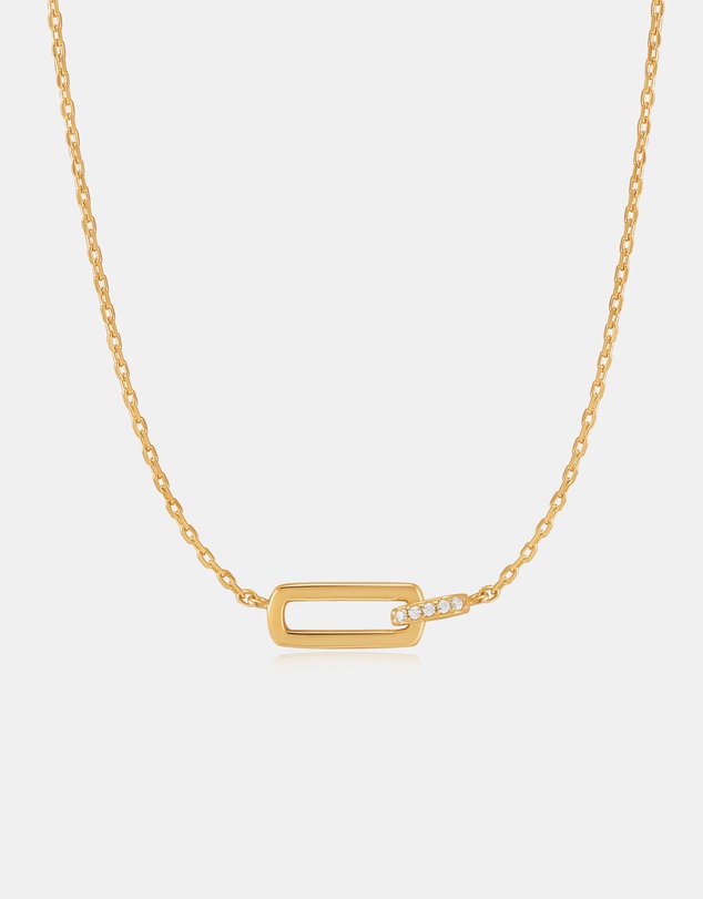 Ania Haie - Gold Glam Interlock Necklace