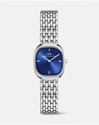 Daniel Wellington - Corta 24x28mm Royal Blue Grain-Link