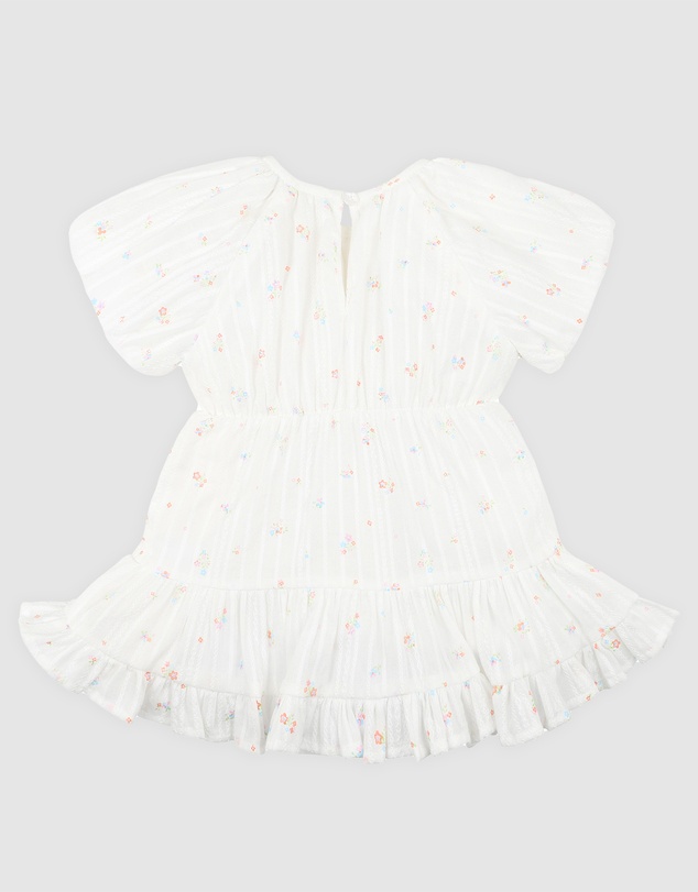 Bebe by Minihaha - Palm Cove Ditsy Print Tiered Dress