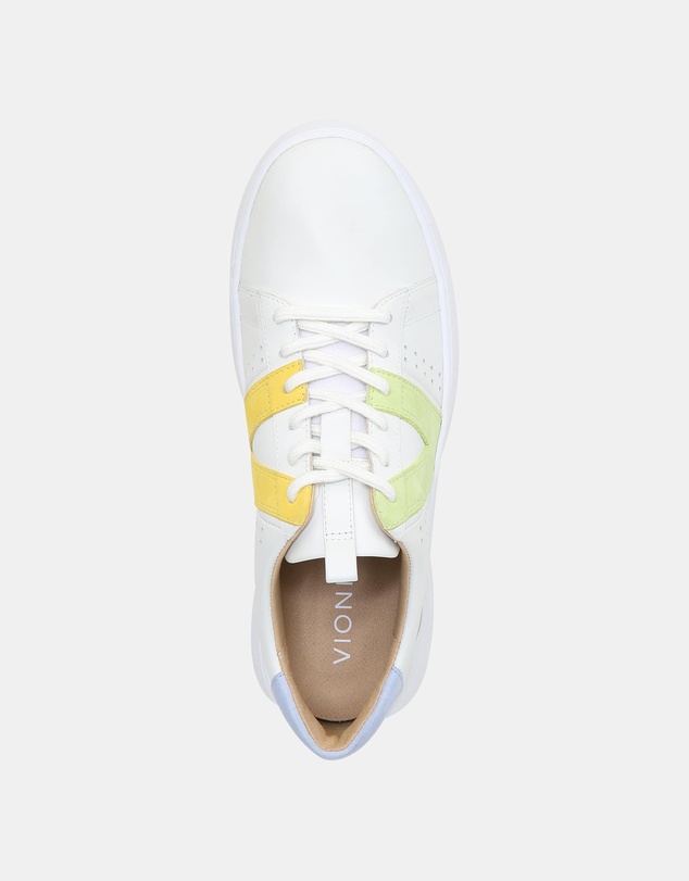 Vionic - Simasa Sneaker - White Pale Lime