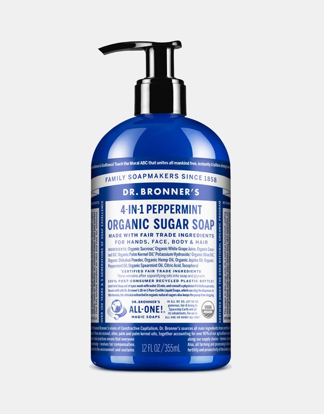 Dr Bronner's - Organic Pump Soap Peppermint 355ml