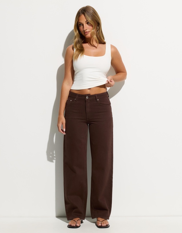 Dazie - Florence Mid Straight Jeans