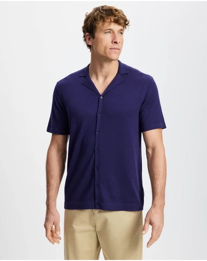 Staple Superior - Hemingway Knit Button Up Shirt