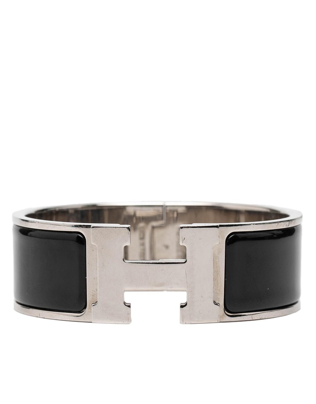 Pre-Loved by Azura Reborn - Pre-Loved Wide Enamel Clic Clac H Bracelet PM