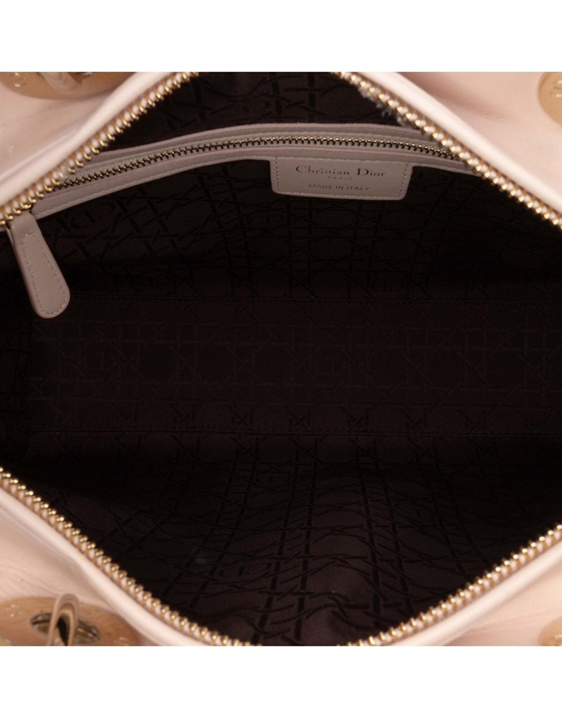Pre-Loved by Azura Reborn - Pre-Loved Large Lambskin Cannage Lady Dior