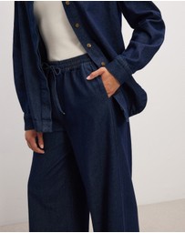 The Fated - Twila Relaxed Chambray Pants