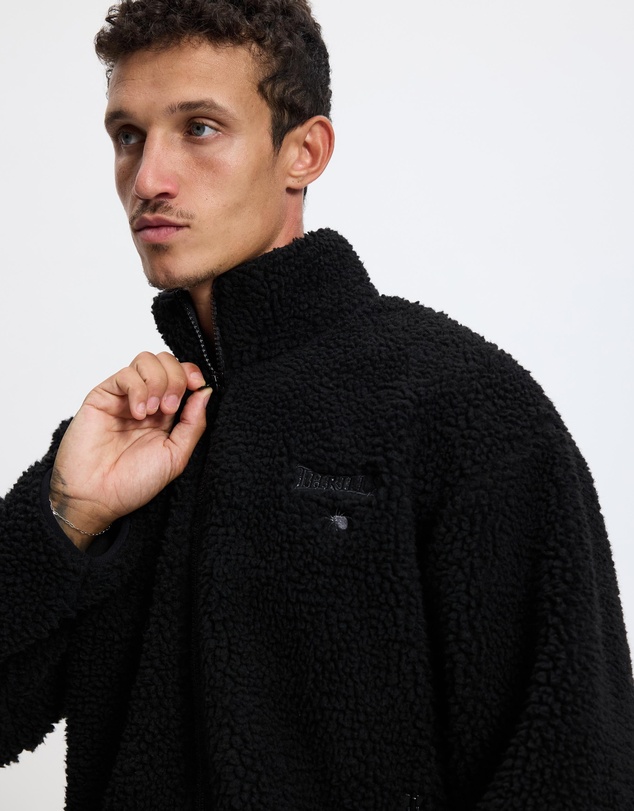 Thrills - Web Of Deceit Cropped Sherpa Jacket