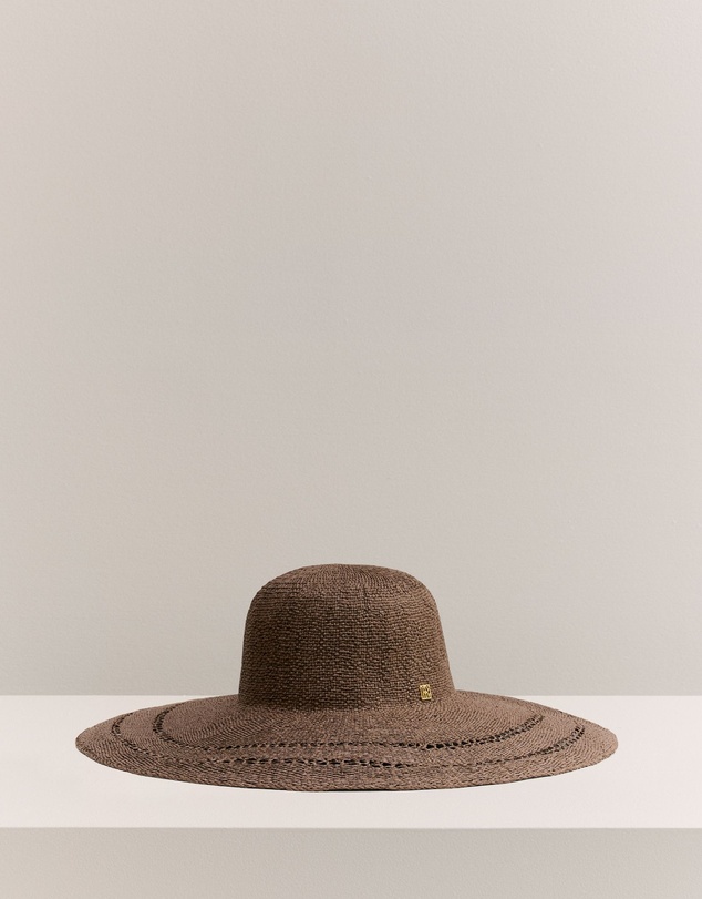 Trenery - Hyams Woven Sun Hat in Espresso