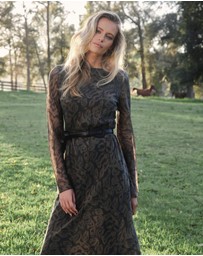 Forcast - Imogen Bias Tie Waist Dress