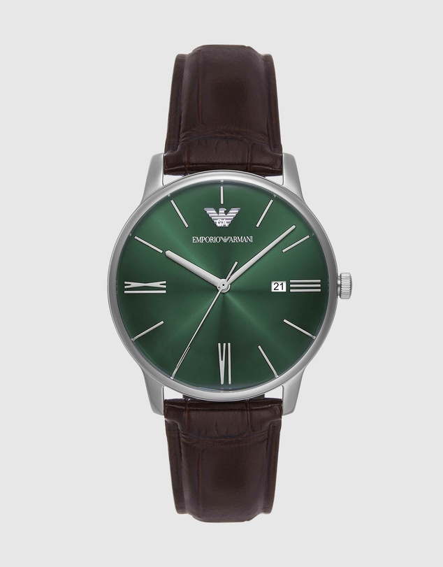 Emporio Armani - Brown Analogue Watch