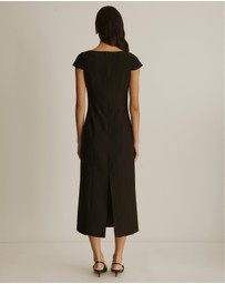 Atmos&Here - Sierra Suiting Midi Dress