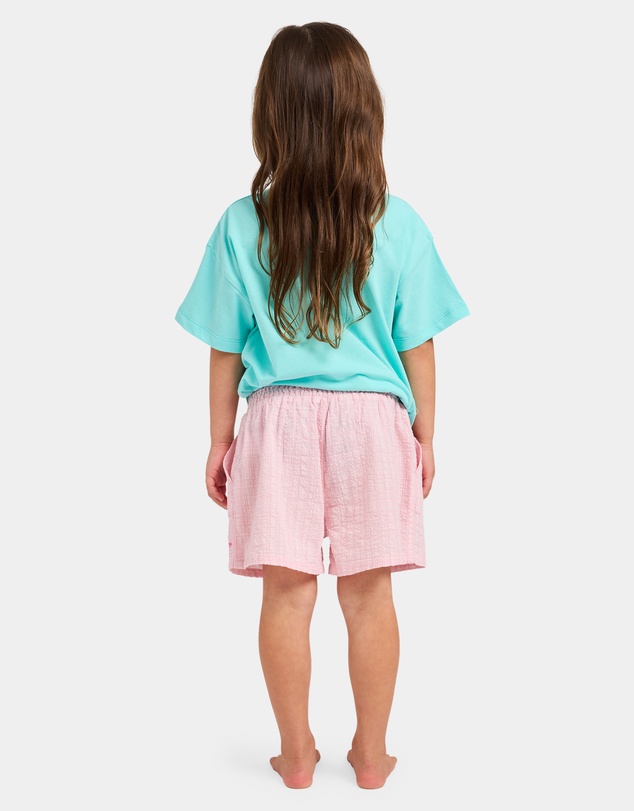 Roxy - Girls 2 to 7 Aloha Blush Elastic Waist Shorts