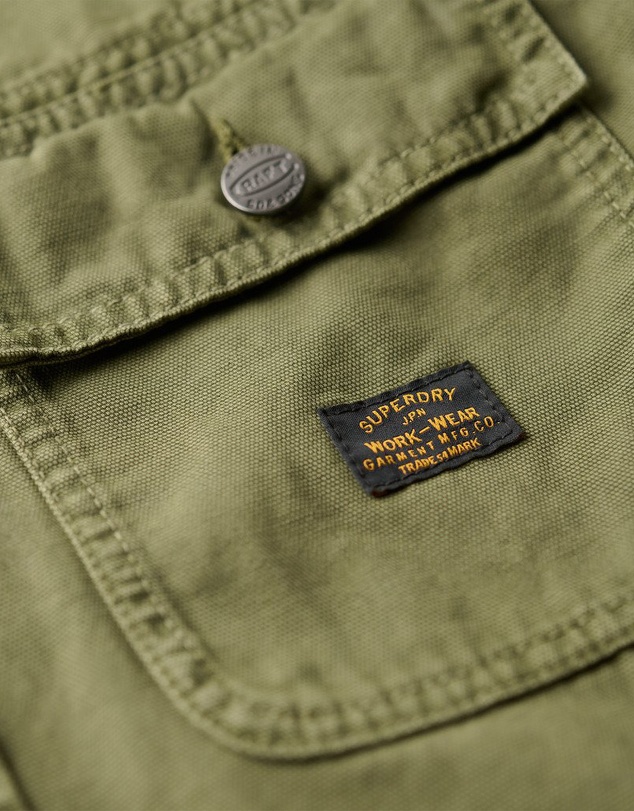Superdry - Organic Cotton Canvas Workwear Overshirt