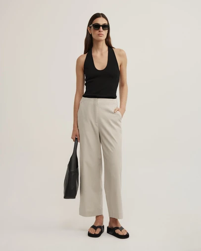Witchery - Linen Crop Pants