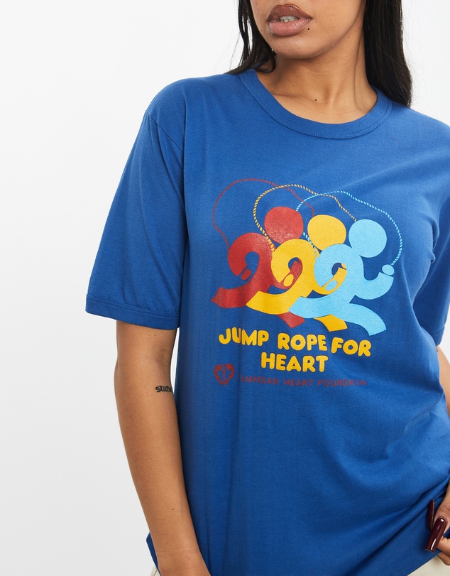 Vintage by The Real Deal - Pre Loved - 80s Jump Rope For Heart Tee