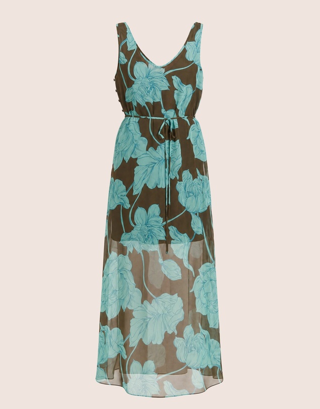 SABA - Verdisa Silk Tunic Dress