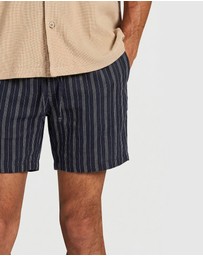 Academy Brand - Stripe Riviera Linen Short