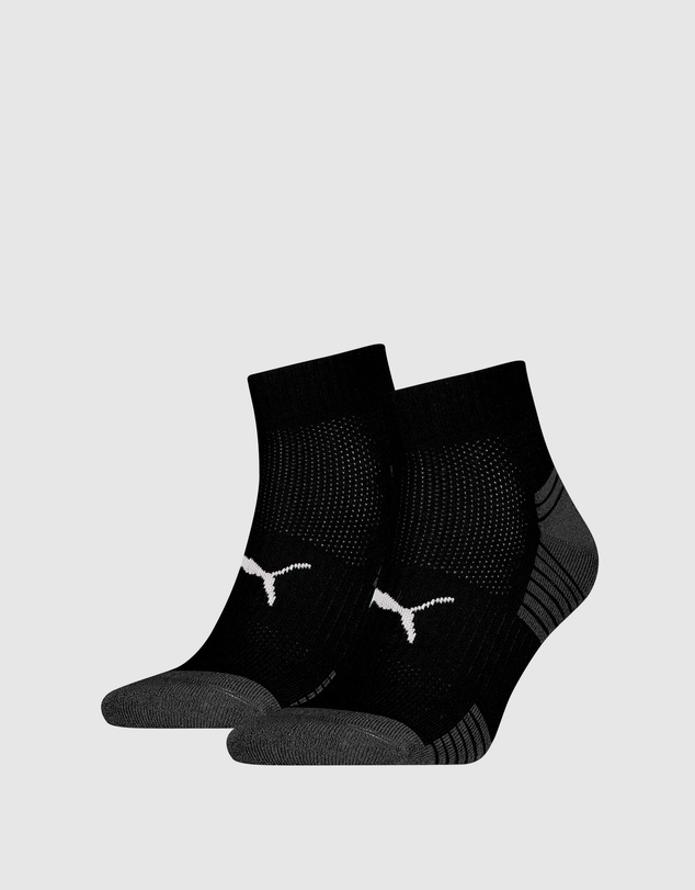 Puma - 2pk Cushioned Quarter Socks - Unisex