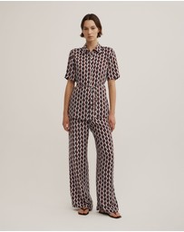 Witchery - Cupro Tie Waist Shirt