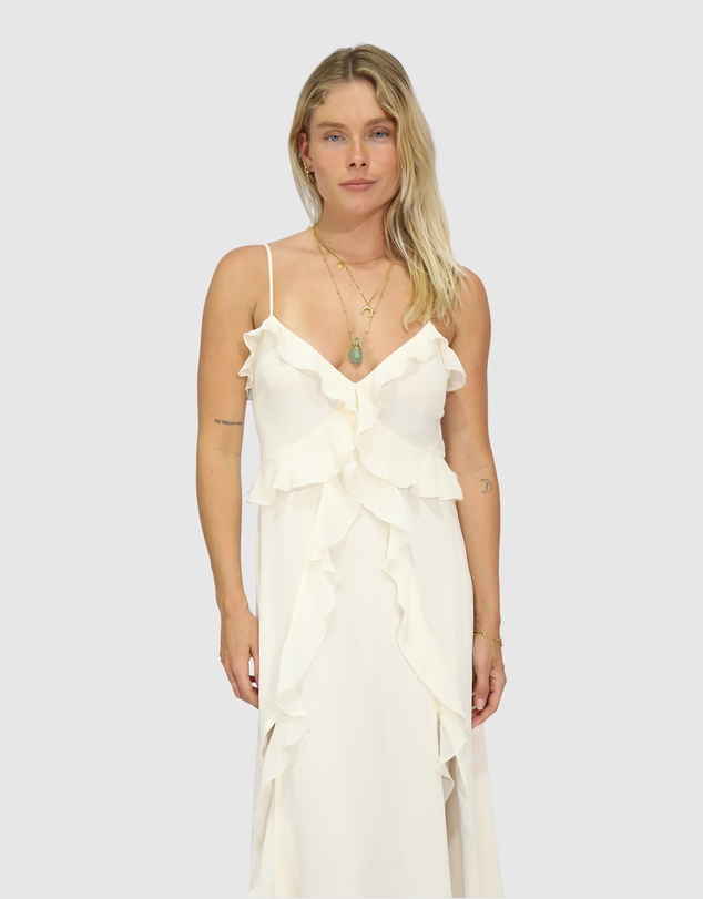 Belle & Bloom - Take Me Away Maxi Ruffle Sundress