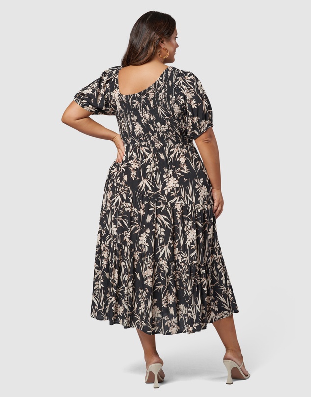 Something 4 Olivia - Ella Asymmetric Midi Dress