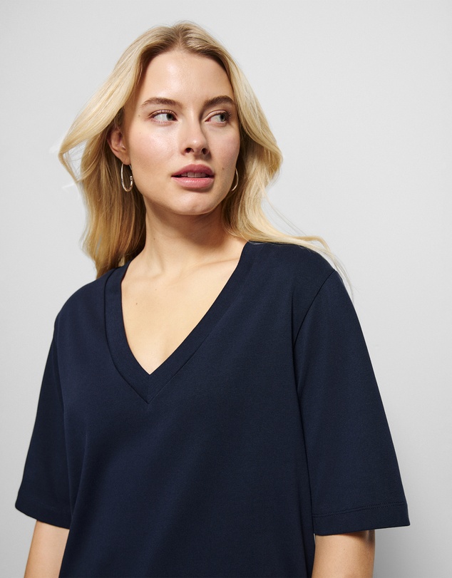Commonry - Cotton V Neck T Shirt