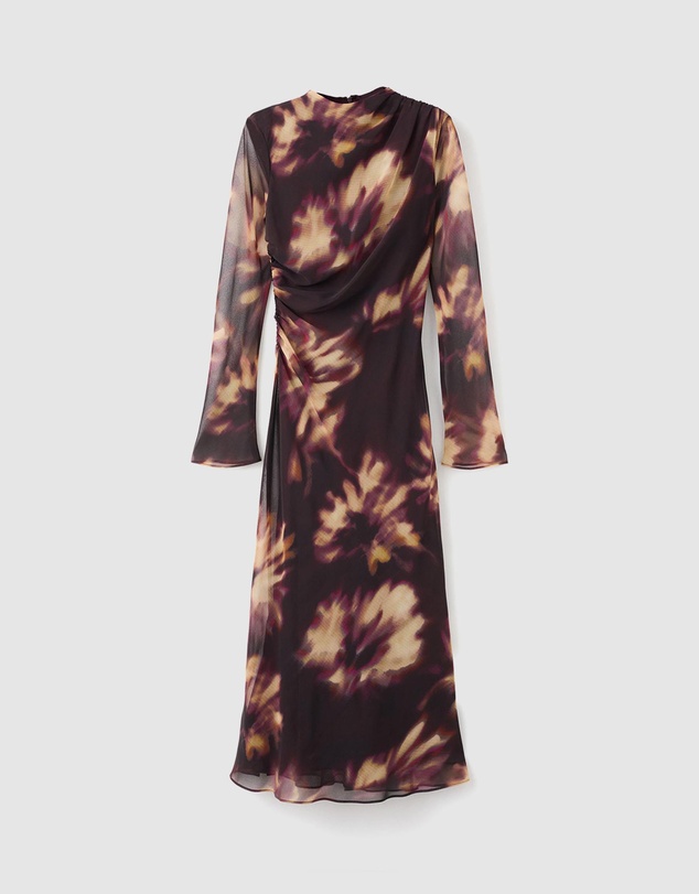 M.N.G - Tie-Dye Ruched Dress