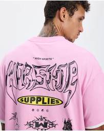 Worship - Is This It Box Fit Cropped Layer Tee