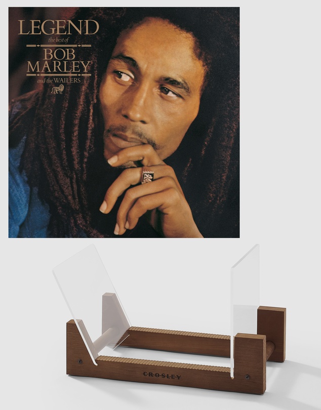 Universal Music - Bob Marley - Legend - Vinyl Album & Crosley Record Storage Display Stand