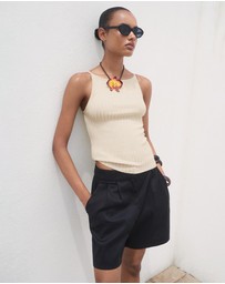 M.N.G - Fine Ribbed Knit Top
