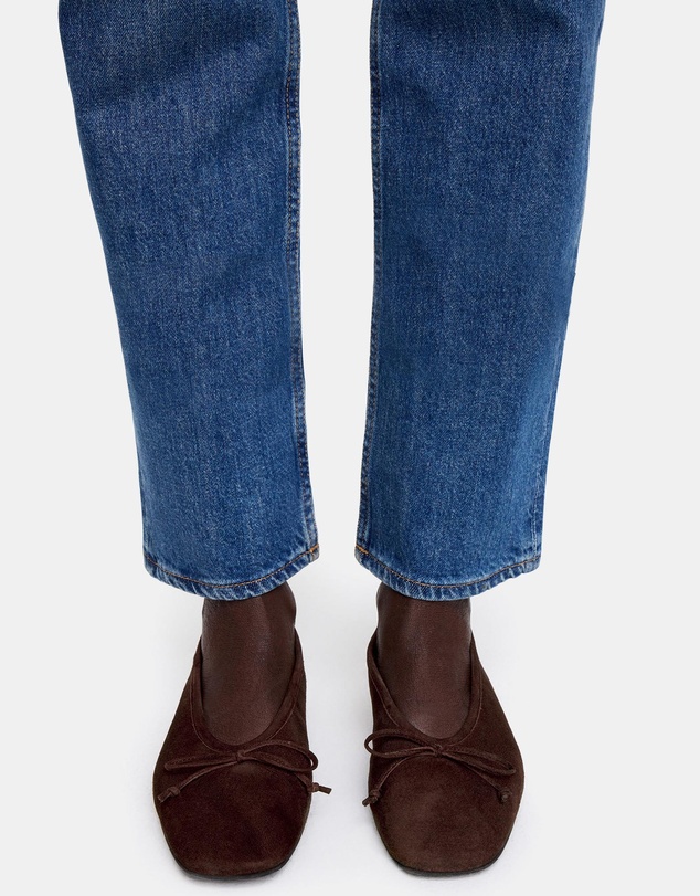 ARKET - Suede Ballerina