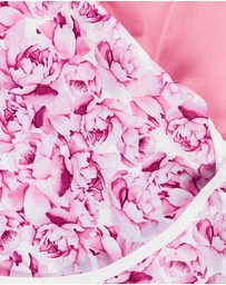 itti bitti - Sleeved Bib Smocks - Peony