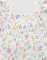 Purebaby - Shirred Jumpsuit -Kids-Babies