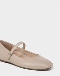 Vionic - Alameda Mary-Jane Flat - Oatmeal