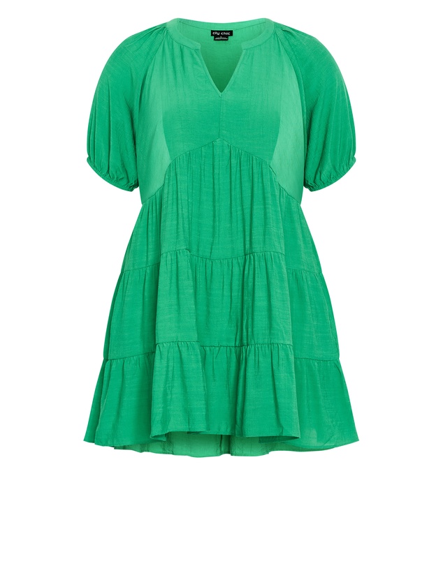 City Chic - Kara Tiered Mini Dress