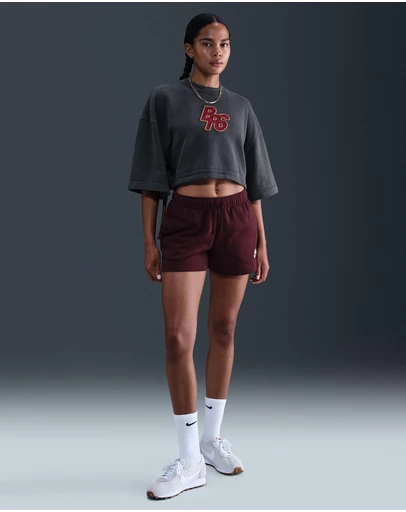 Nike - Sportswear Phoenix Fleece SS Cropped French Terry Top