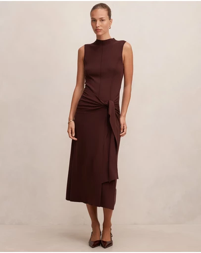 Forever New - Irina Tie Detail Knitted Dress