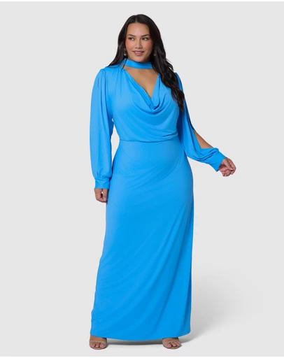 Pink Dusk by Curve Project - Hot Spell Maxi Dress