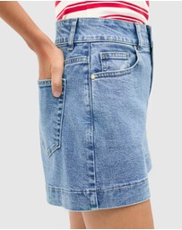 Seed Heritage - Denim High Waisted Short
