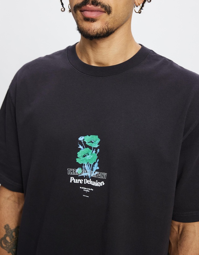 Thrills - Pure Delusion Box Fit Oversized Short Tee