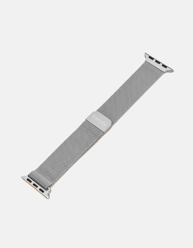 Friendie - Stainless Steel Woven Mesh Loop Band - The Melbourne - Apple Watch Compatible