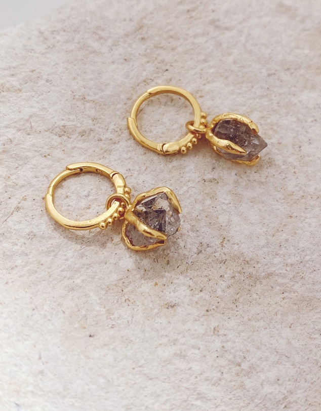 Carou - April Birthstone Earrings ~ Herkima