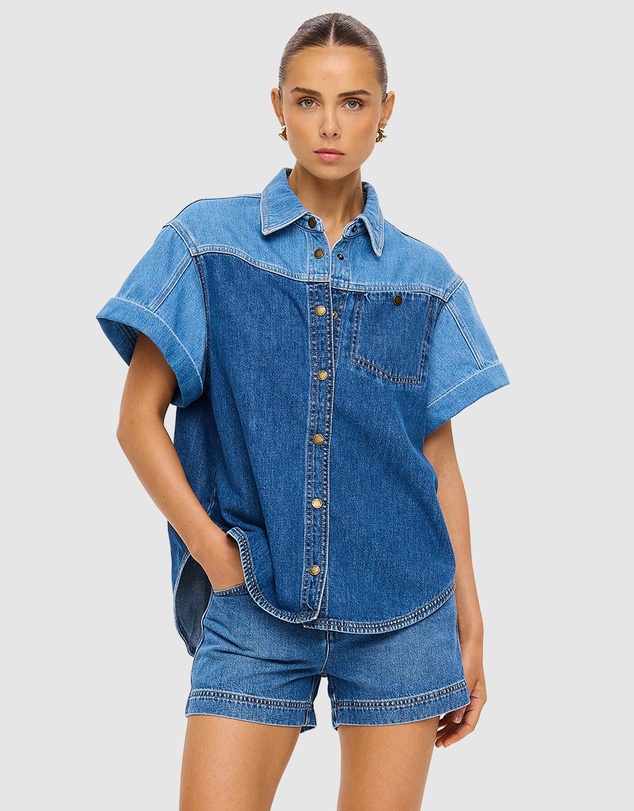KIVARI - Coralie Denim Shirt
