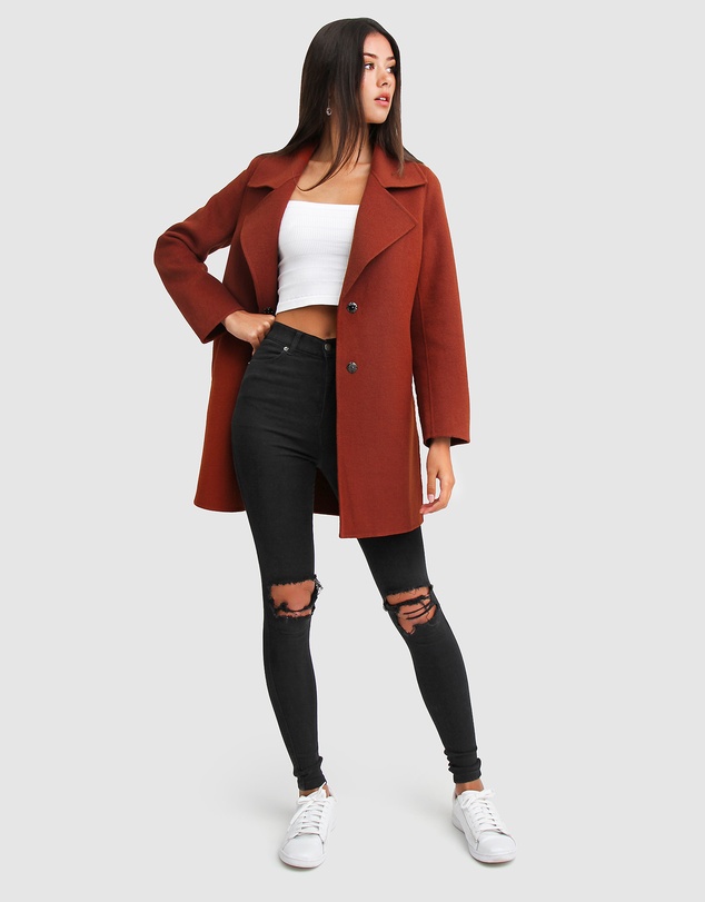 Belle & Bloom - Ex-Boyfriend Wool Blend Coat